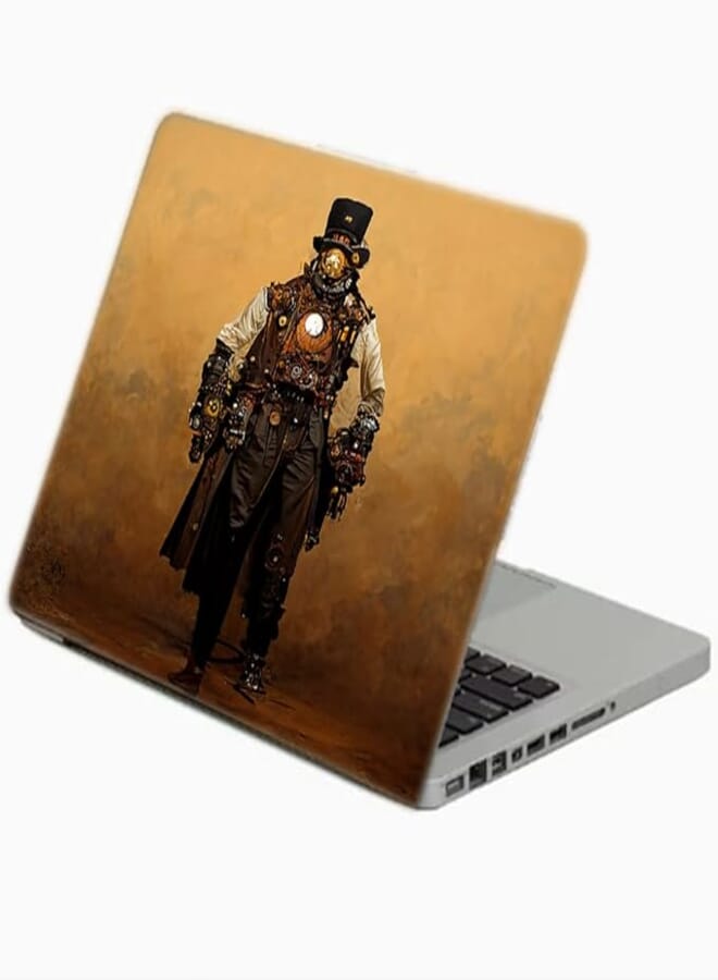 TAT Stains Liquid Texture Printed Laptop Sticker Multicolour-15.6 inch-2509